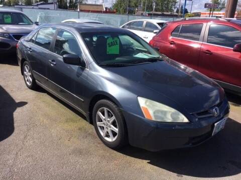 2003 Honda Accord for sale at PJ's Auto Center in Salem OR
