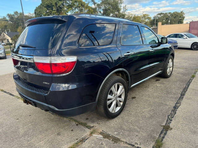 2011 Dodge Durango for sale at Capital Auto Financing in Redford, MI