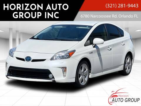 2013 Toyota Prius for sale at HORIZON AUTO GROUP INC in Orlando FL