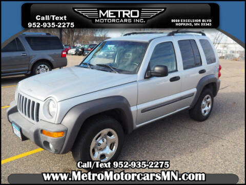2003 Jeep Liberty for sale at Metro Motorcars Inc in Hopkins MN