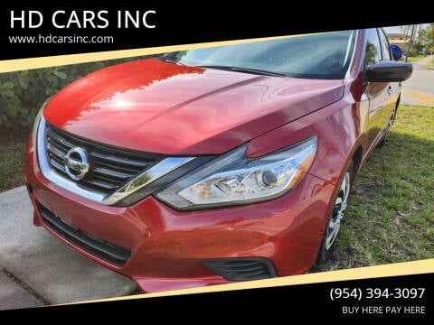 2018 Nissan Altima for sale at HD CARS INC in Hollywood FL