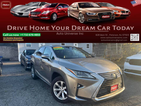 2017 Lexus RX 350 for sale at Auto Universe Inc in Paterson NJ