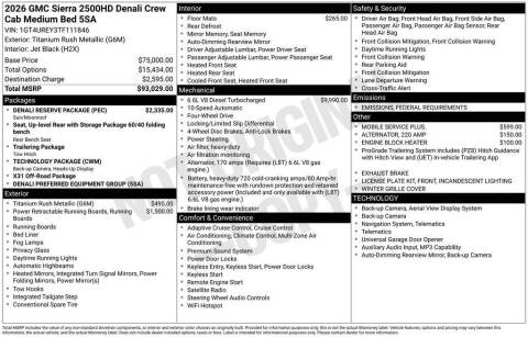 2026 GMC Sierra 2500HD