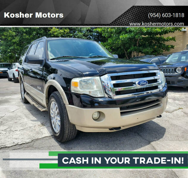 2008 Ford Expedition for sale at Kosher Motors in Hollywood FL