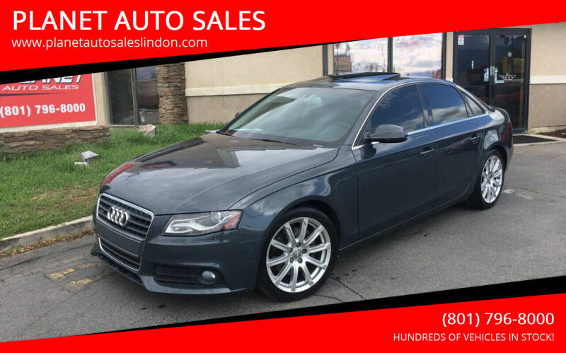 2010 Audi A4 for sale at PLANET AUTO SALES in Lindon UT