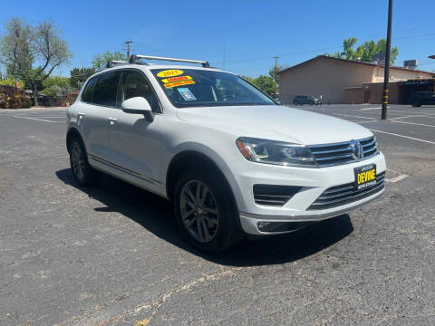 2015 Volkswagen Touareg for sale at Devine Auto Sales in Modesto CA