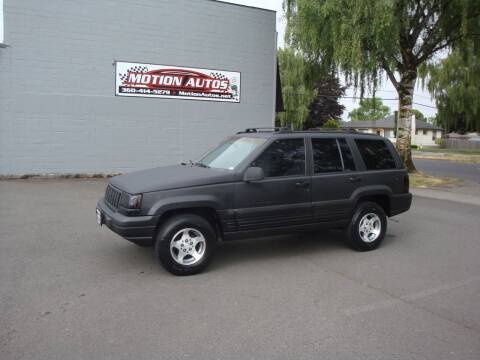 1996 Jeep Grand Cherokee for sale at Motion Autos in Longview WA