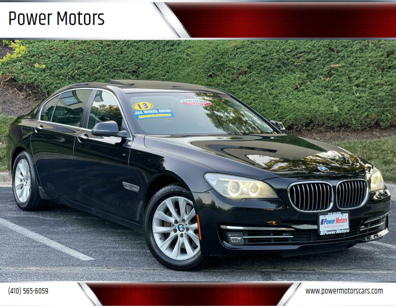 2013 BMW 7 Series for sale at Power Motors in Halethorpe MD
