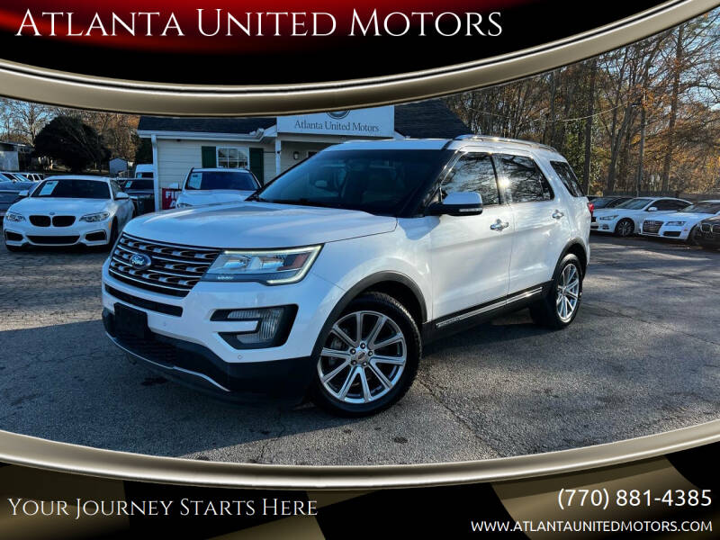 2016 Ford Explorer for sale at Atlanta United Motors in Jefferson GA