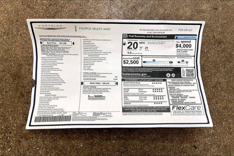 2026 Chrysler Pacifica Select