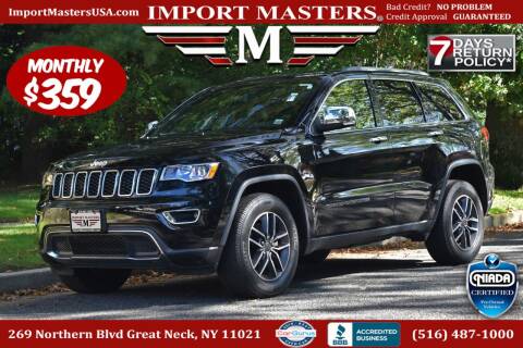 2019 Jeep Grand Cherokee for sale at Import Masters in Great Neck NY