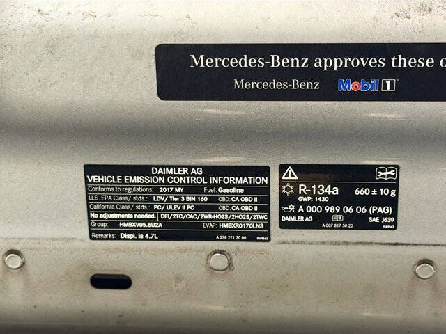 2017 Mercedes-Benz S-Class S 550