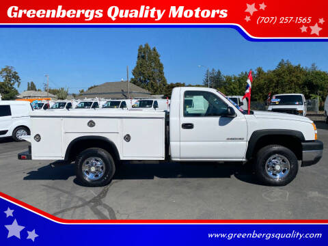 2006 Chevrolet Silverado 2500HD for sale at Greenbergs Quality Motors in Napa CA