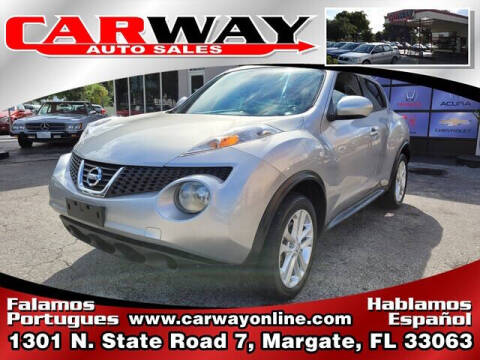 2012 Nissan JUKE for sale at CARWAY Auto Sales in Margate FL