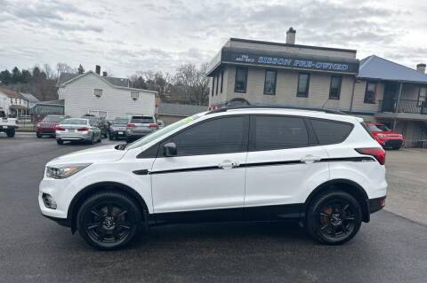 2019 Ford Escape for sale at Sisson Pre-Owned in Uniontown PA