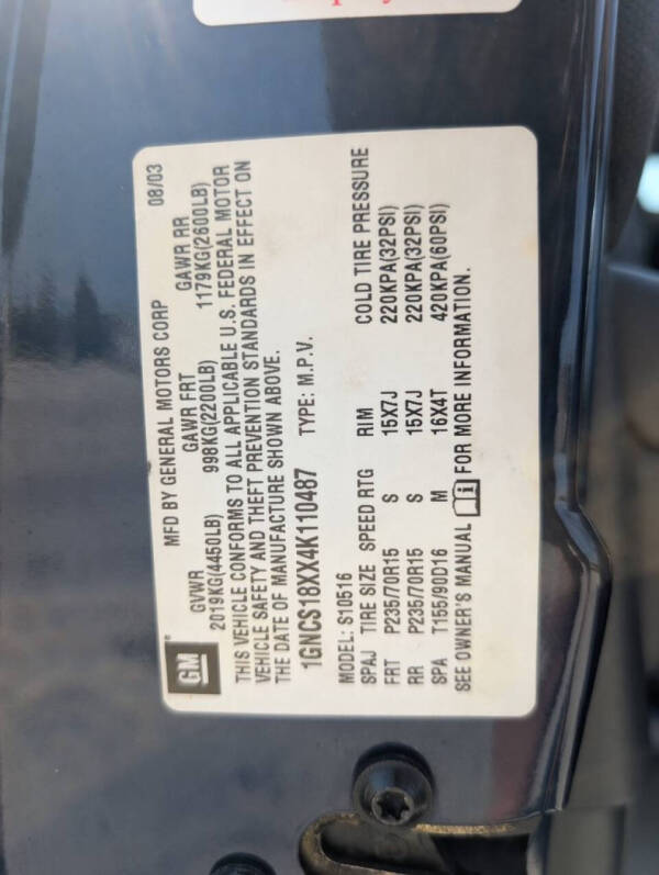 2004 Chevrolet Blazer