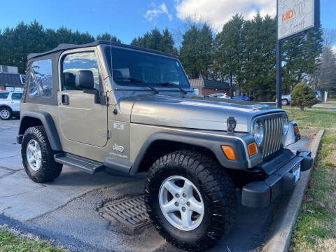 2004 Jeep Wrangler for sale at Viewmont Auto Sales in Hickory NC