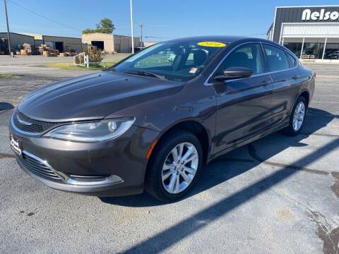 2016 Chrysler 200 for sale at Nelson Car Country in Bixby OK