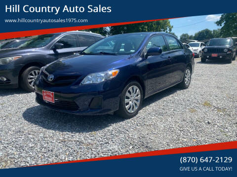 2013 Toyota Corolla for sale at Hill Country Auto Sales in Maynard AR