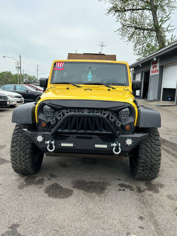 2009 Jeep Wrangler Unlimited for sale at Valley Auto Finance in Warren OH