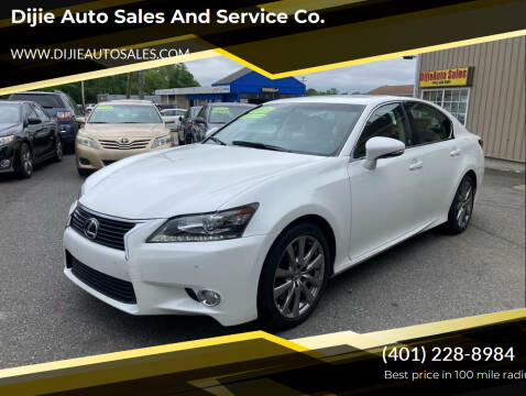 2015 Lexus GS 350 for sale at Dijie Auto Sales and Service Co. in Johnston RI