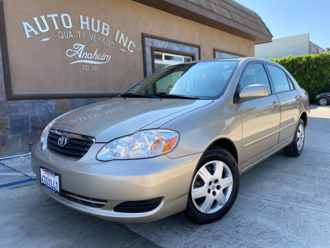 2008 Toyota Corolla for sale at Auto Hub, Inc. in Anaheim CA