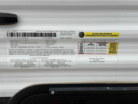 2022 Keystone RV Hideout