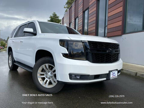 2017 Chevrolet Tahoe for sale at DAILY DEALS AUTO SALES in Seattle WA