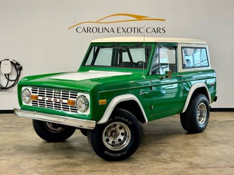 1975 Ford Bronco for sale at Carolina Exotic Cars & Consignment Center in Raleigh NC