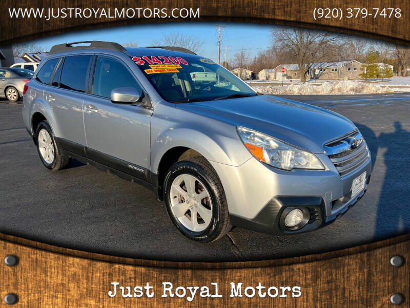 2014 Subaru Outback for sale at Just Royal Motors in Omro WI