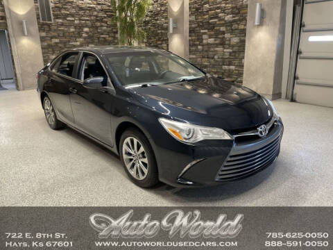 2017 Toyota Camry for sale at Auto World Used Cars in Hays KS