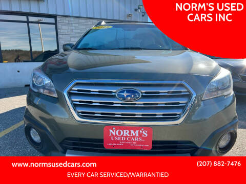 2015 Subaru Outback for sale at NORM'S USED CARS INC in Wiscasset ME