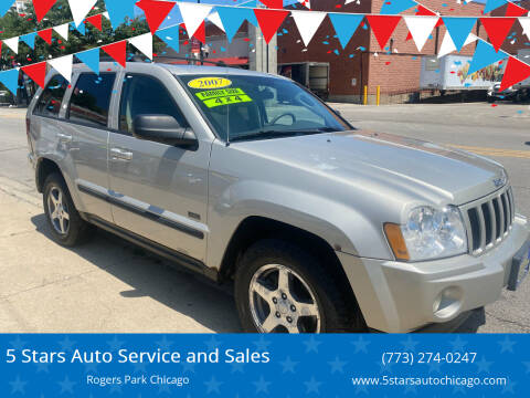 2007 Jeep Grand Cherokee for sale at 5 Stars Auto Service and Sales in Chicago IL