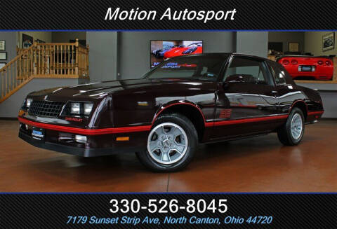1988 Chevrolet Monte Carlo for sale at Motion Auto Sport in North Canton OH