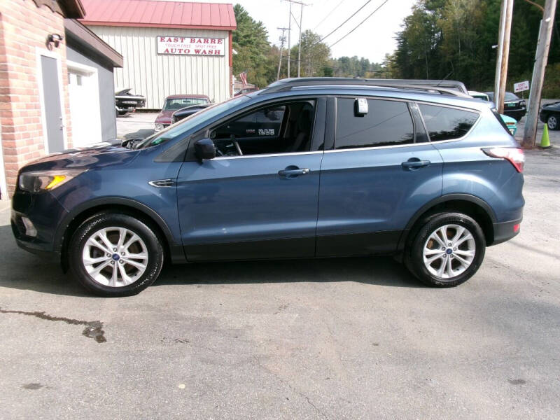 2018 Ford Escape for sale at East Barre Auto Sales, LLC in East Barre VT