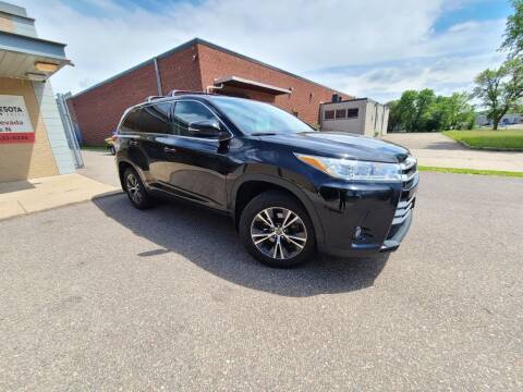 2017 Toyota Highlander for sale at Minnesota Auto Sales in Golden Valley MN