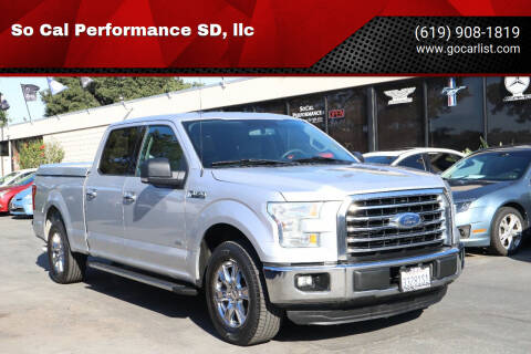 2015 Ford F-150 for sale at So Cal Performance SD, llc in San Diego CA