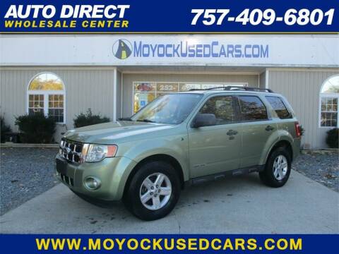 2008 Ford Escape Hybrid for sale at Auto Direct Wholesale Center in Moyock NC