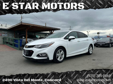 2016 Chevrolet Cruze for sale at E STAR MOTORS in Concord CA