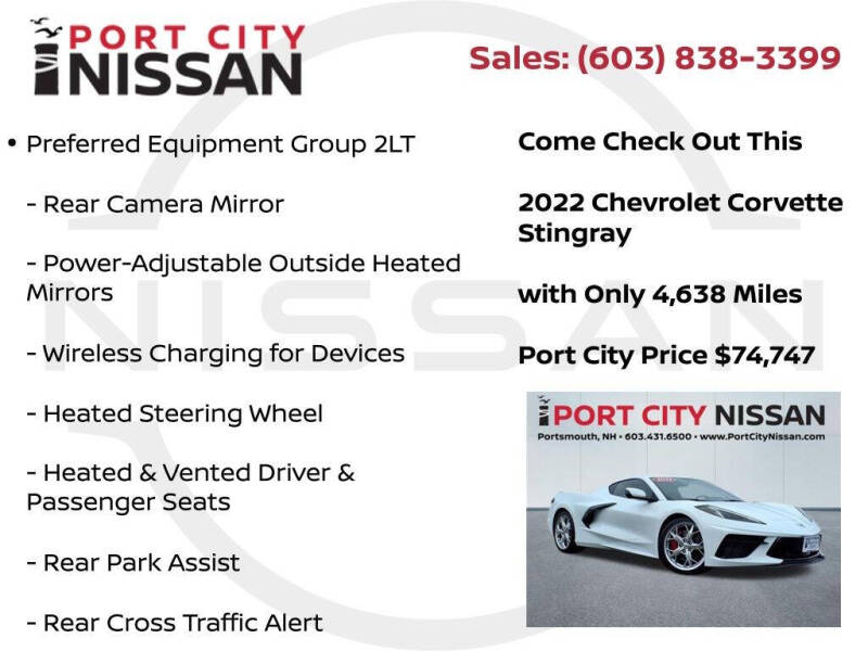 2022 Chevrolet Corvette Stingray