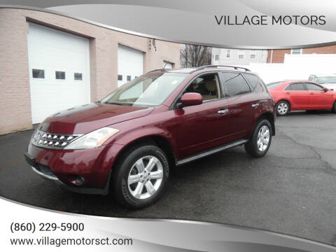 2007 Nissan Murano for sale at Village Motors in New Britain CT