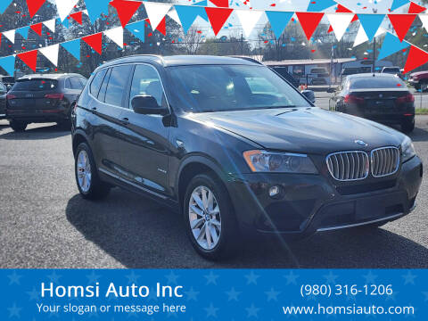 2013 BMW X3 for sale at Homsi Auto Inc in Kannapolis NC