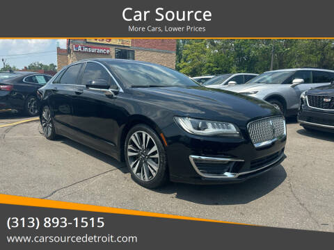 2017 Lincoln MKZ for sale at Car Source in Detroit MI