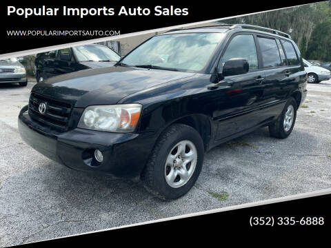 2005 Toyota Highlander for sale at Popular Imports Auto Sales in Gainesville FL