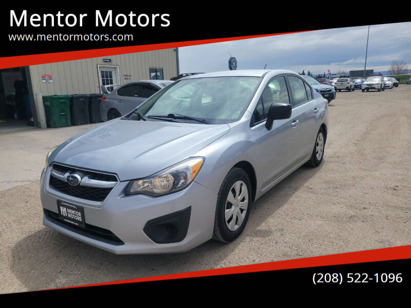 2013 Subaru Impreza for sale at Mentor Motors in Idaho Falls ID