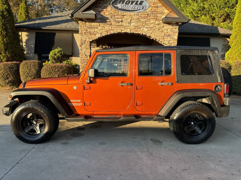 2011 Jeep Wrangler Unlimited for sale at Hoyle Auto Sales in Taylorsville NC