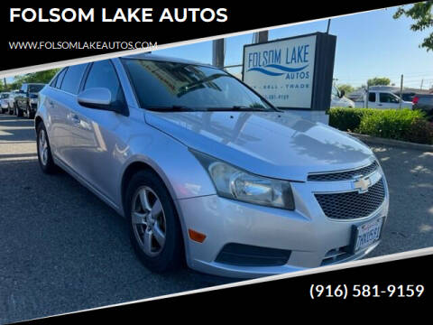 2013 Chevrolet Cruze for sale at FOLSOM LAKE AUTOS in Orangevale CA