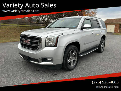 2018 GMC Yukon for sale at Variety Auto Sales in Abingdon VA