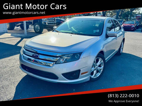 2012 Ford Fusion for sale at Giant Motor Cars in Tampa FL