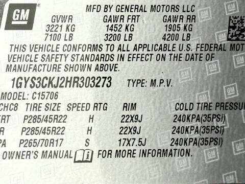 2017 Cadillac Escalade Premium Luxury